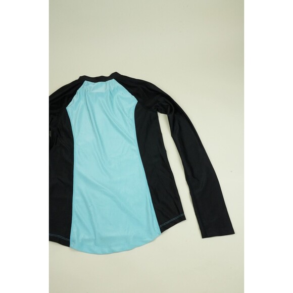 Women's Coolrun Blue Long Sleeve Swim Shirt Size S UPF 50+ Sun Protection - Picture 7 of 8